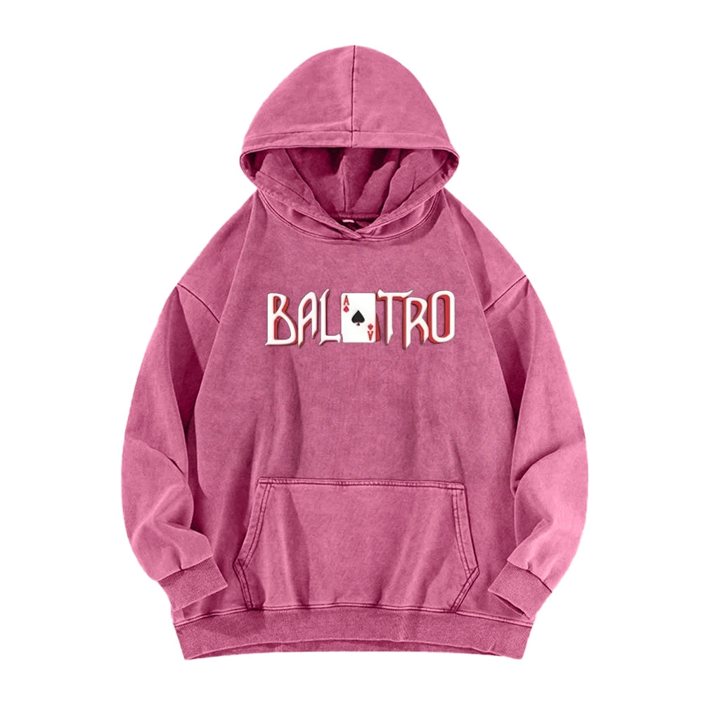 Balatro Unisex Washed Hoodie 2512019567