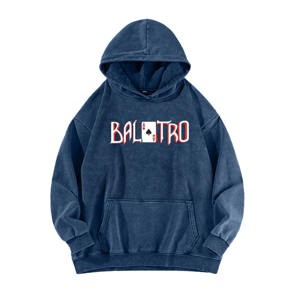 Balatro Unisex Washed Hoodie 2512019567