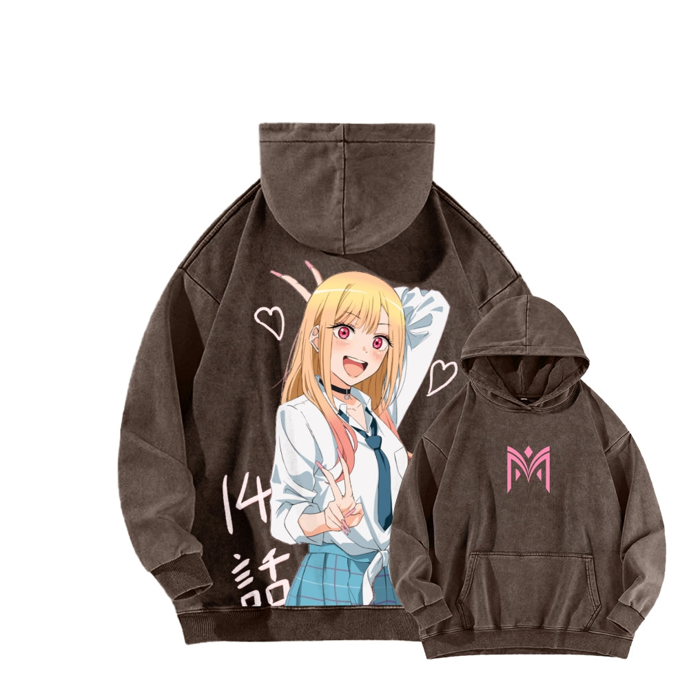 My Dress-Up Darling Marin Kitagawa    Unisex Washed Hoodie 2512020063