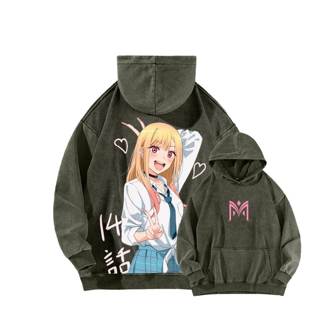 My Dress-Up Darling Marin Kitagawa    Unisex Washed Hoodie 2512020063