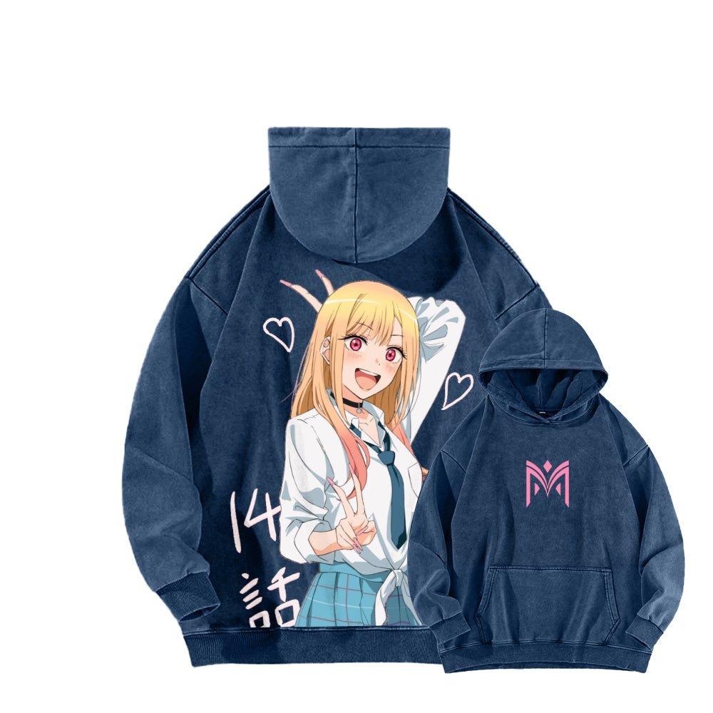 My Dress-Up Darling Marin Kitagawa    Unisex Washed Hoodie 2512020063