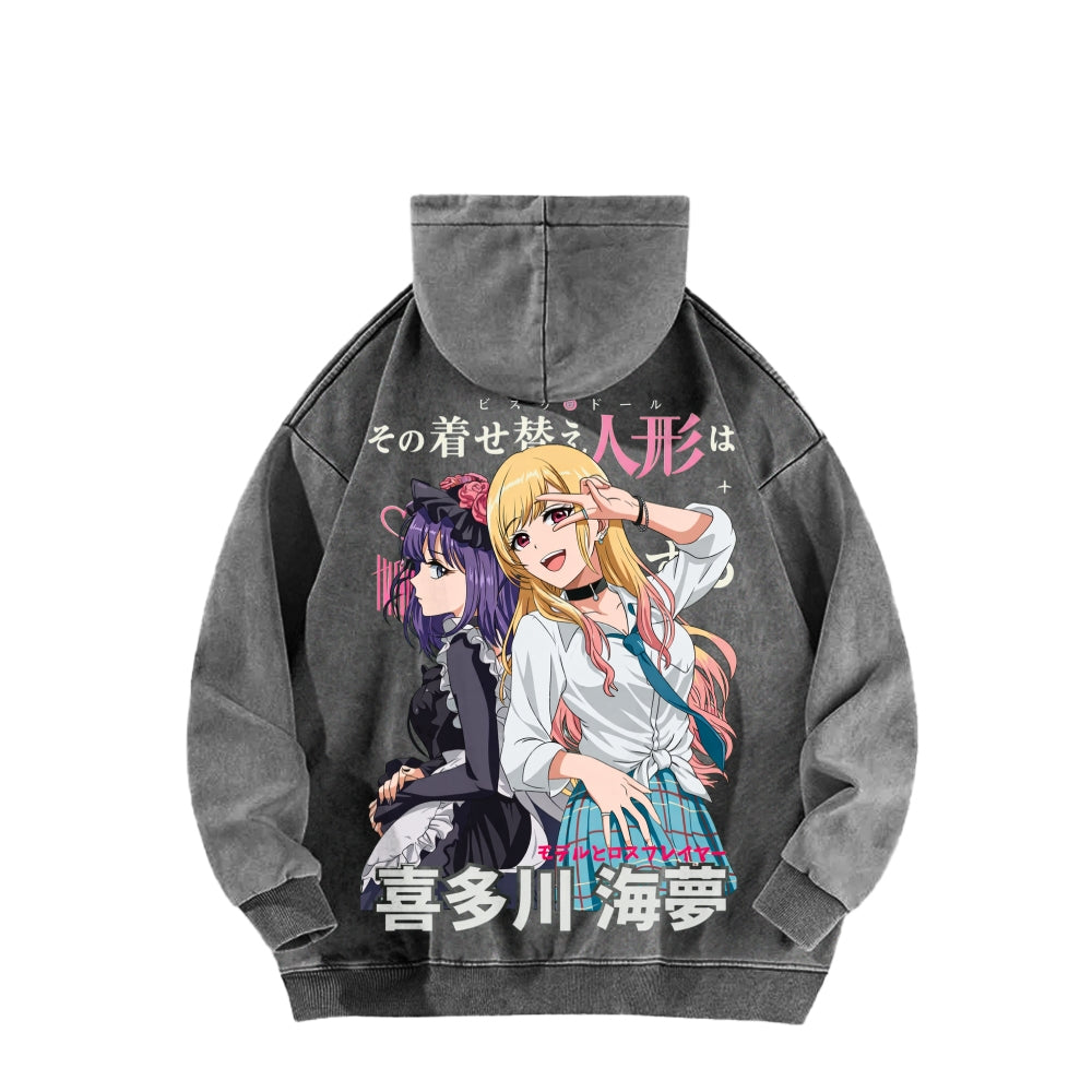 My Dress-Up Darling Marin Kitagawa    Unisex Washed Hoodie 2512020066
