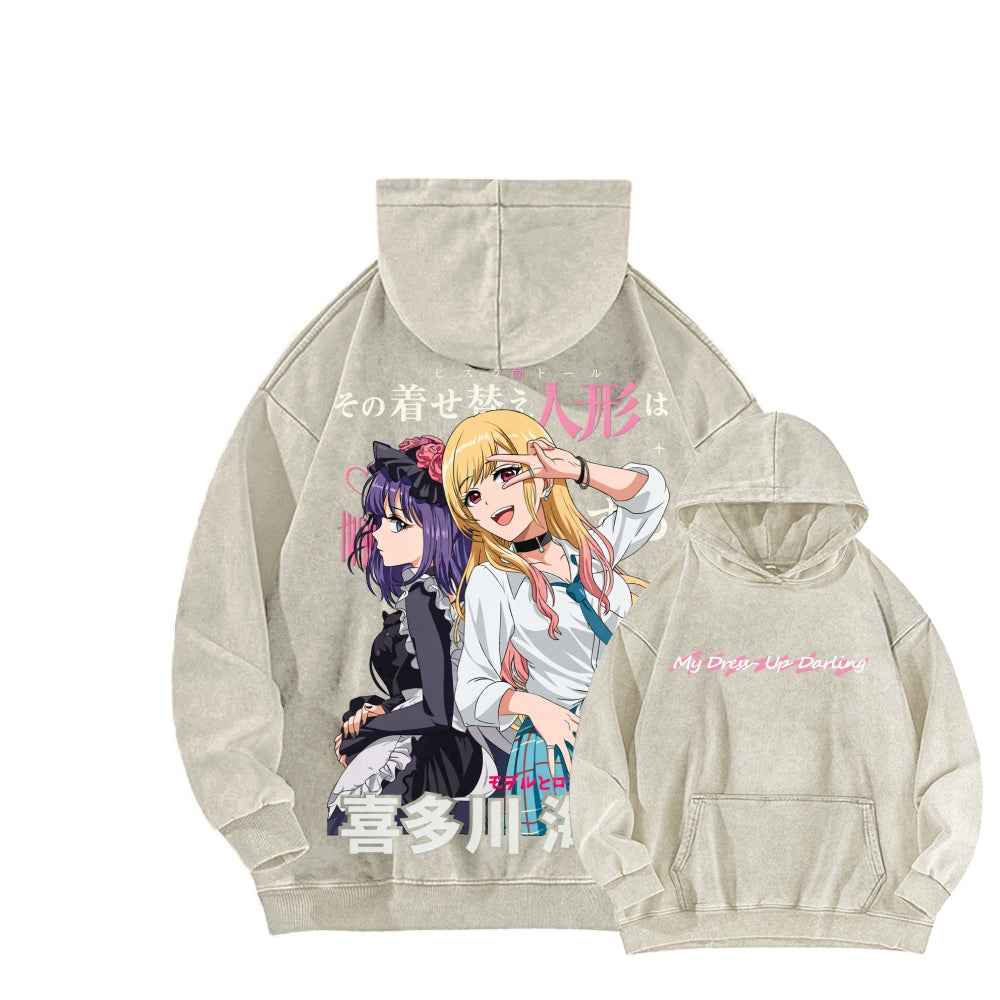 My Dress-Up Darling Marin Kitagawa    Unisex Washed Hoodie 2512020066
