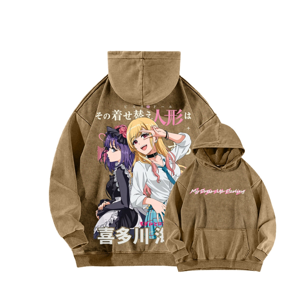 My Dress-Up Darling Marin Kitagawa    Unisex Washed Hoodie 2512020066