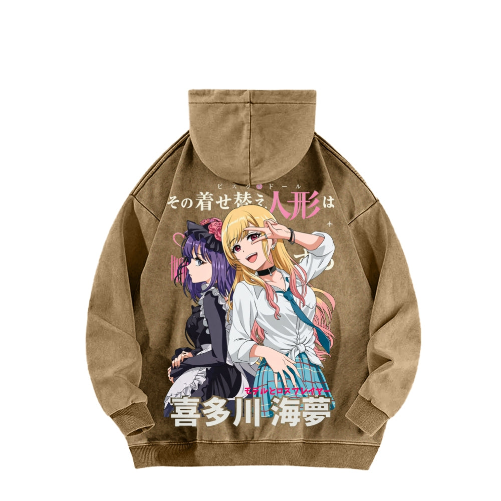 My Dress-Up Darling Marin Kitagawa    Unisex Washed Hoodie 2512020066