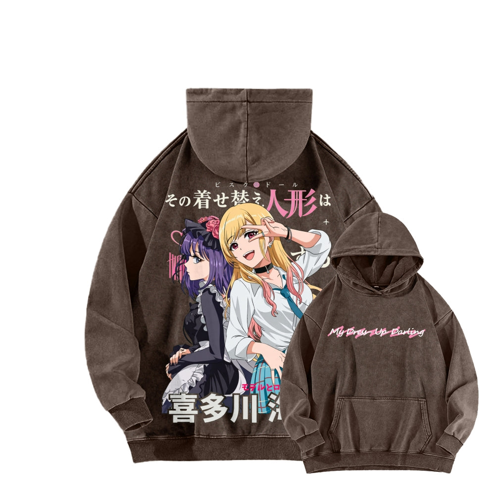 My Dress-Up Darling Marin Kitagawa    Unisex Washed Hoodie 2512020066