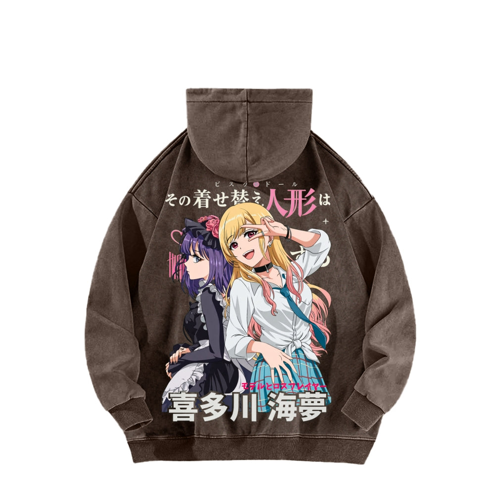 My Dress-Up Darling Marin Kitagawa    Unisex Washed Hoodie 2512020066