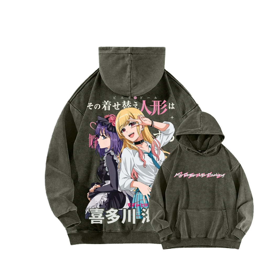 My Dress-Up Darling Marin Kitagawa    Unisex Washed Hoodie 2512020066