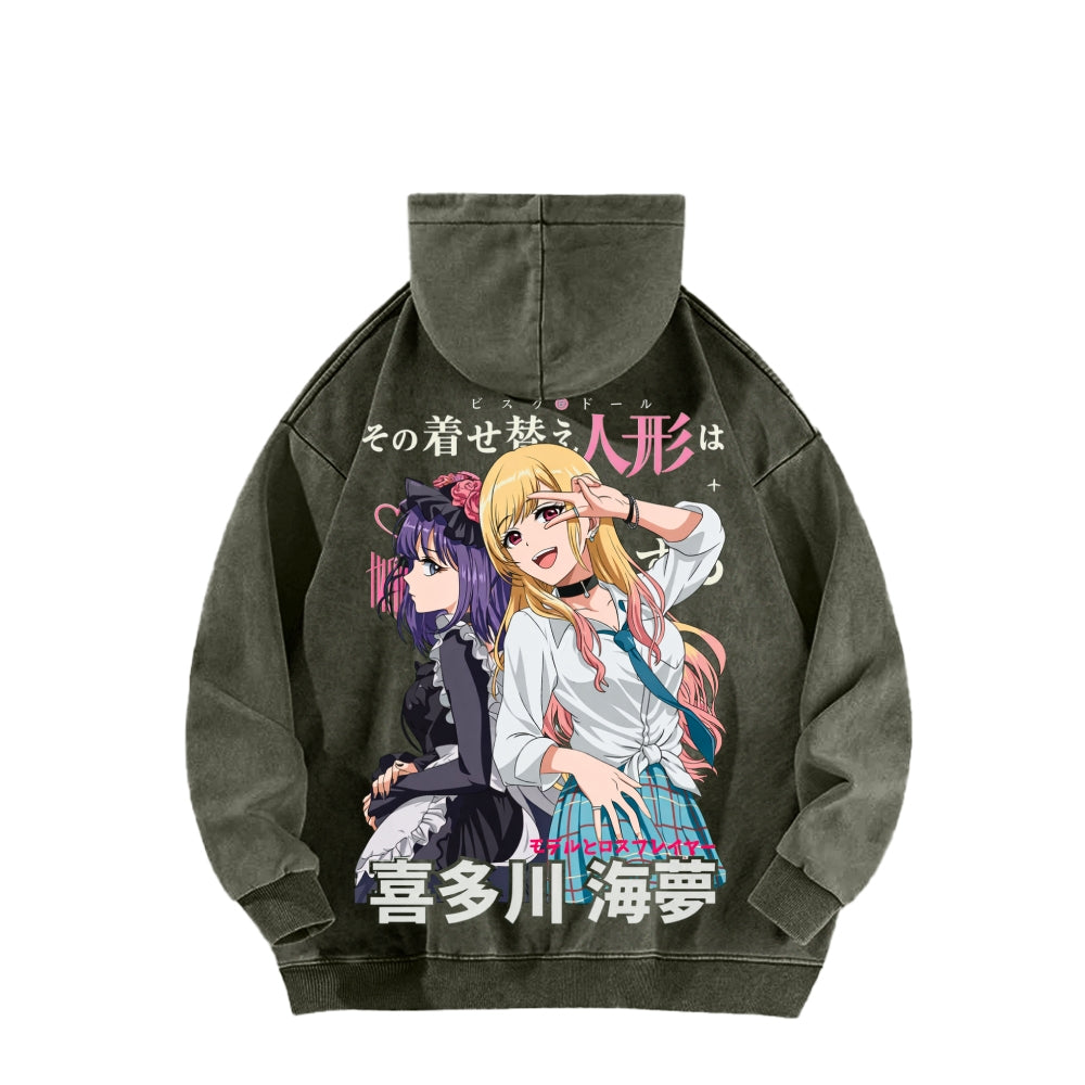 My Dress-Up Darling Marin Kitagawa    Unisex Washed Hoodie 2512020066