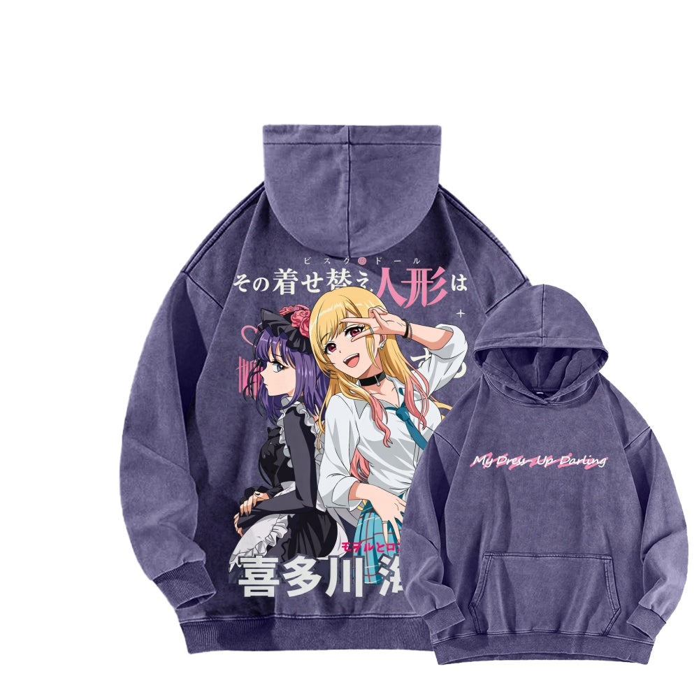My Dress-Up Darling Marin Kitagawa    Unisex Washed Hoodie 2512020066