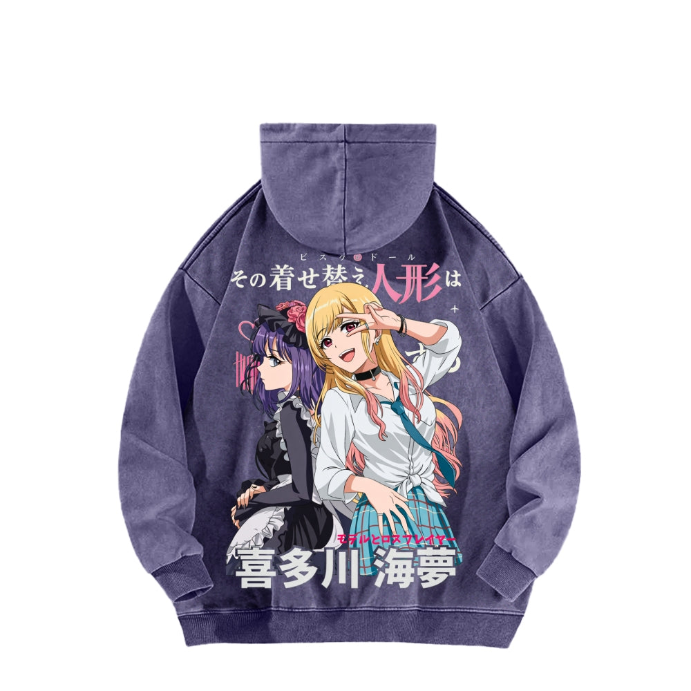 My Dress-Up Darling Marin Kitagawa    Unisex Washed Hoodie 2512020066