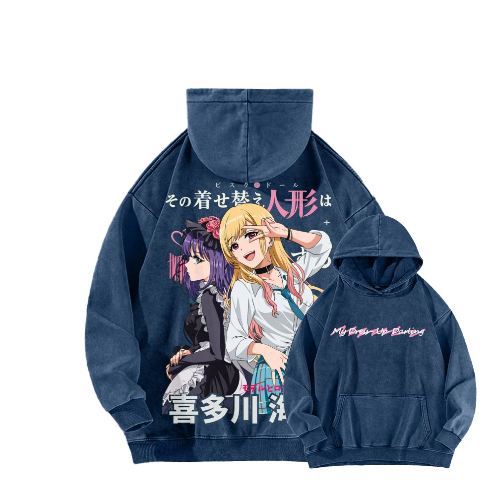 My Dress-Up Darling Marin Kitagawa    Unisex Washed Hoodie 2512020066