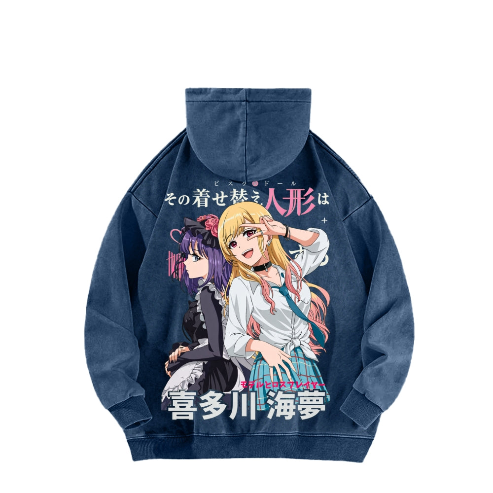 My Dress-Up Darling Marin Kitagawa    Unisex Washed Hoodie 2512020066