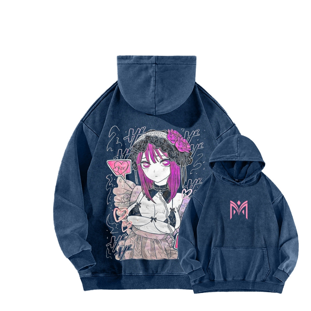 My Dress-Up Darling Marin Kitagawa    Unisex Washed Hoodie 2512020433