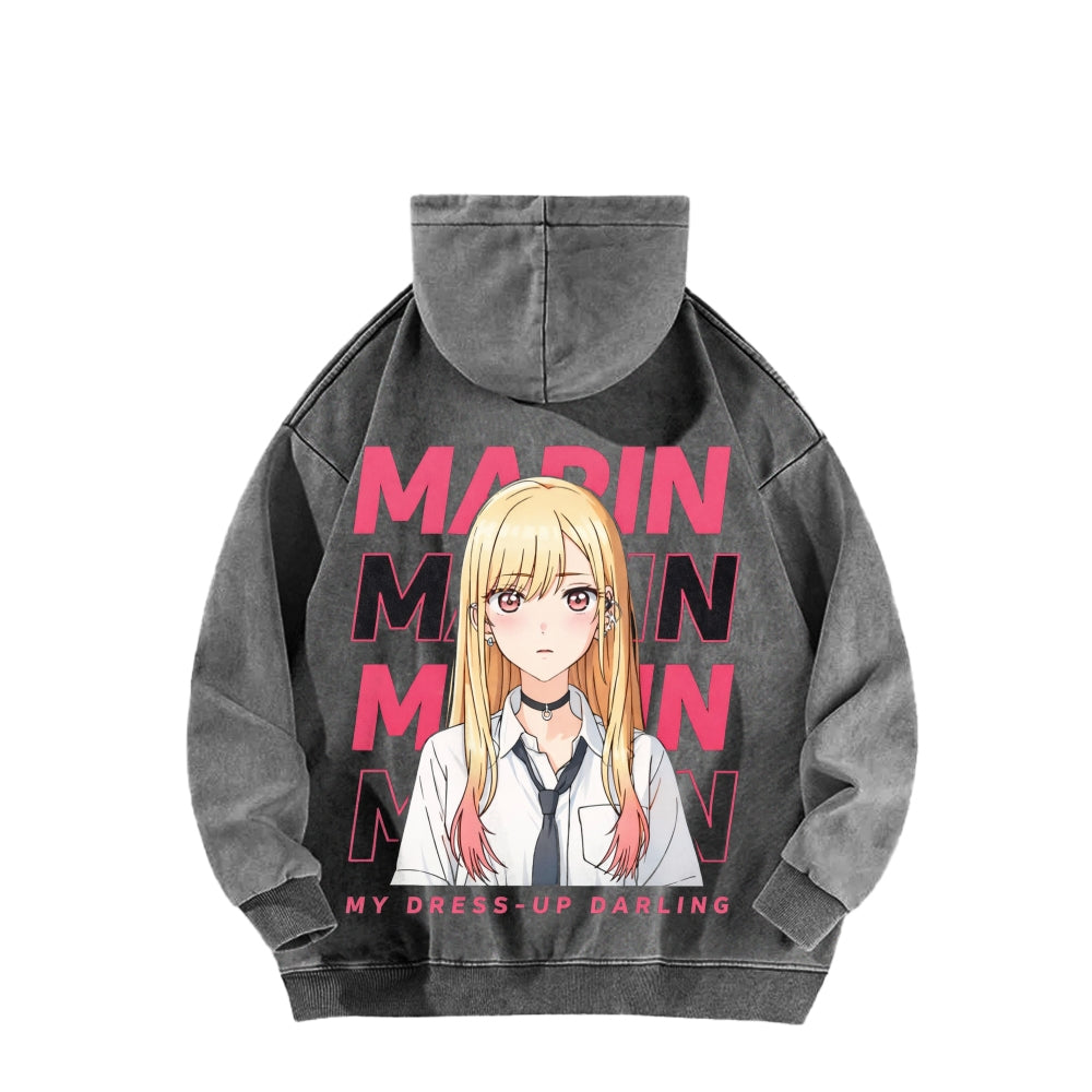 My Dress-Up Darling Marin Kitagawa    Unisex Washed Hoodie 2512020444