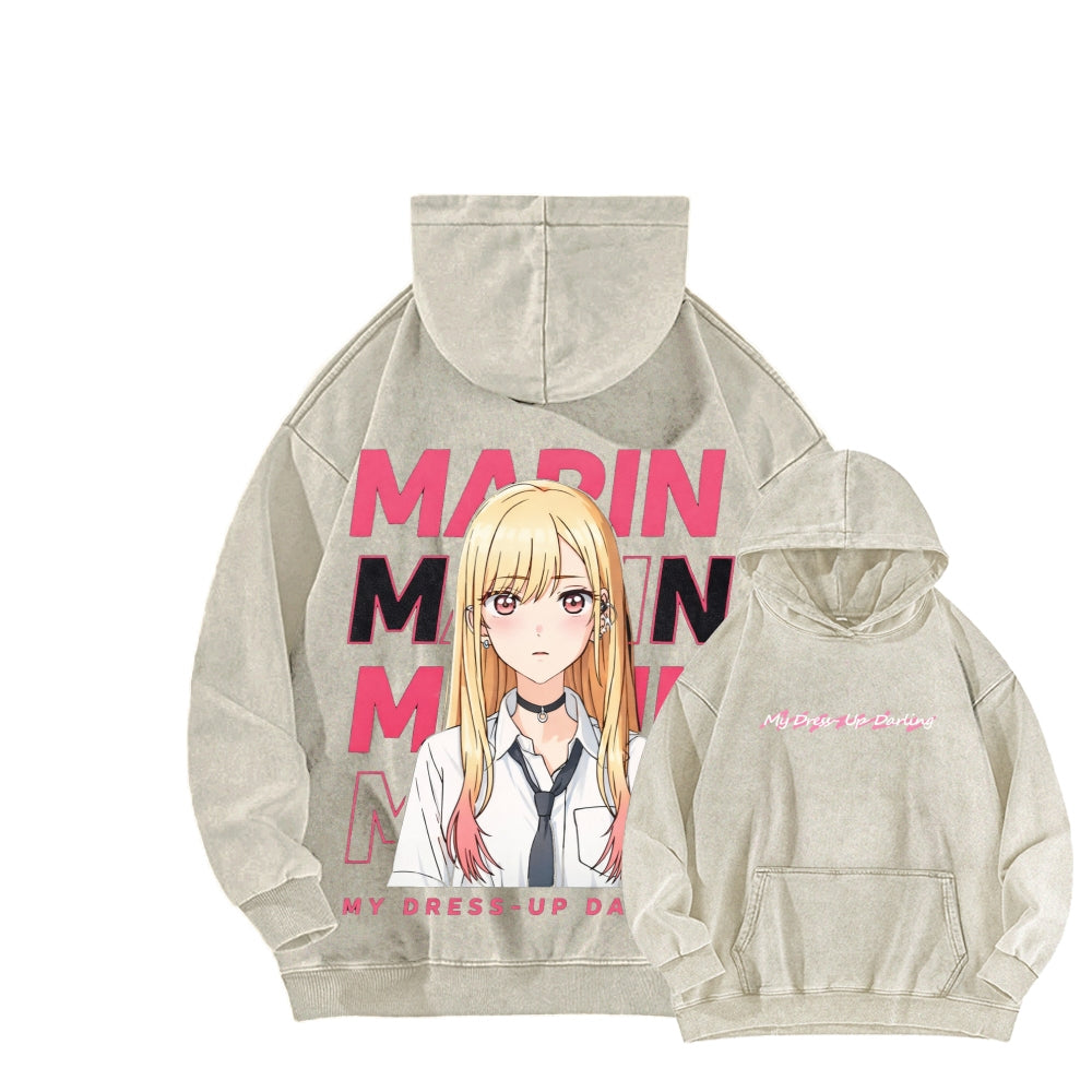My Dress-Up Darling Marin Kitagawa    Unisex Washed Hoodie 2512020444