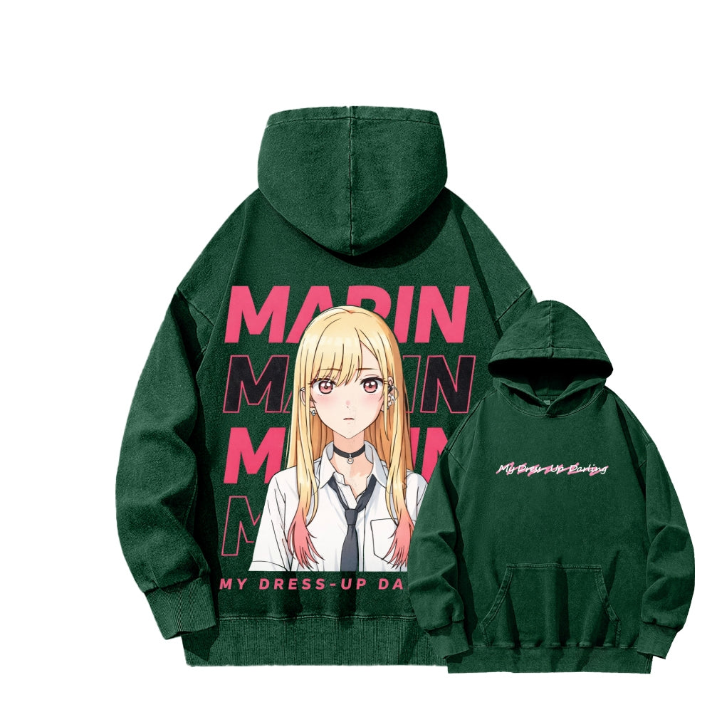 My Dress-Up Darling Marin Kitagawa    Unisex Washed Hoodie 2512020444