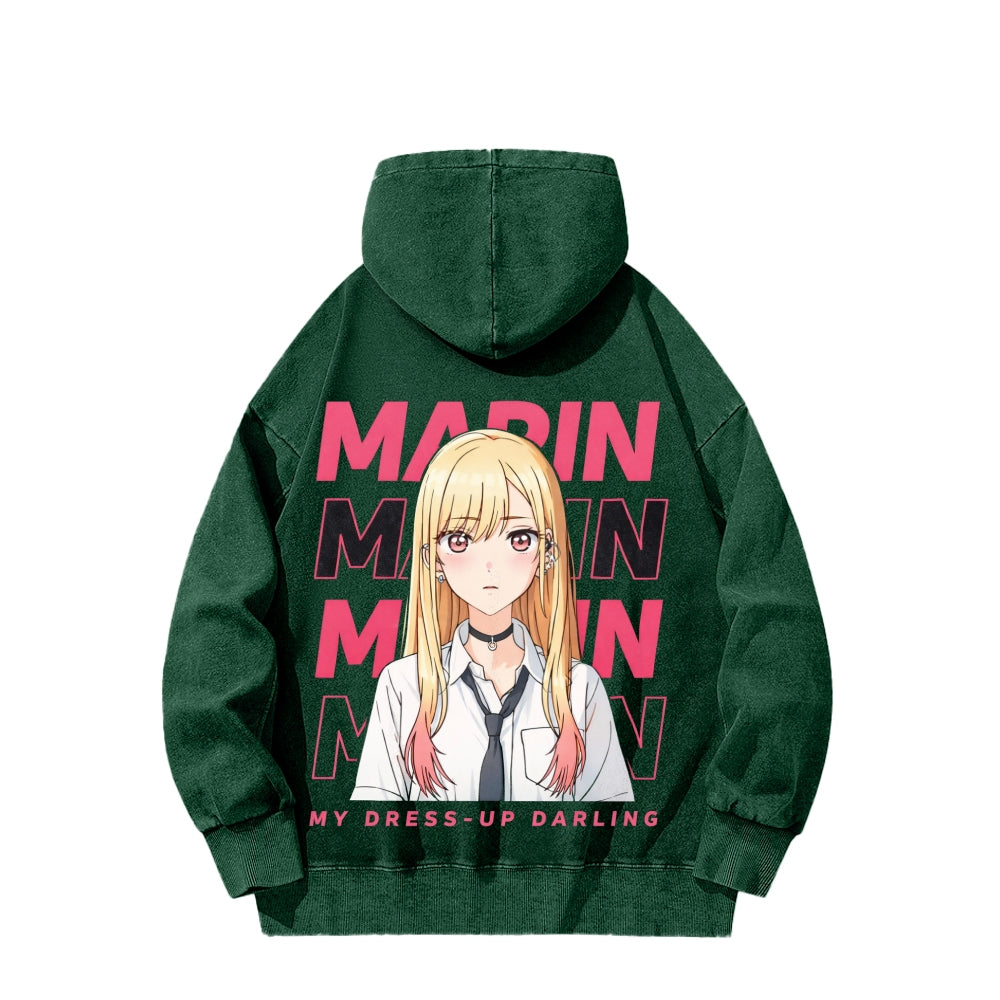My Dress-Up Darling Marin Kitagawa    Unisex Washed Hoodie 2512020444