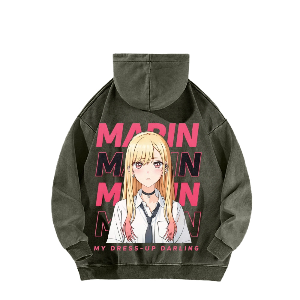 My Dress-Up Darling Marin Kitagawa    Unisex Washed Hoodie 2512020444