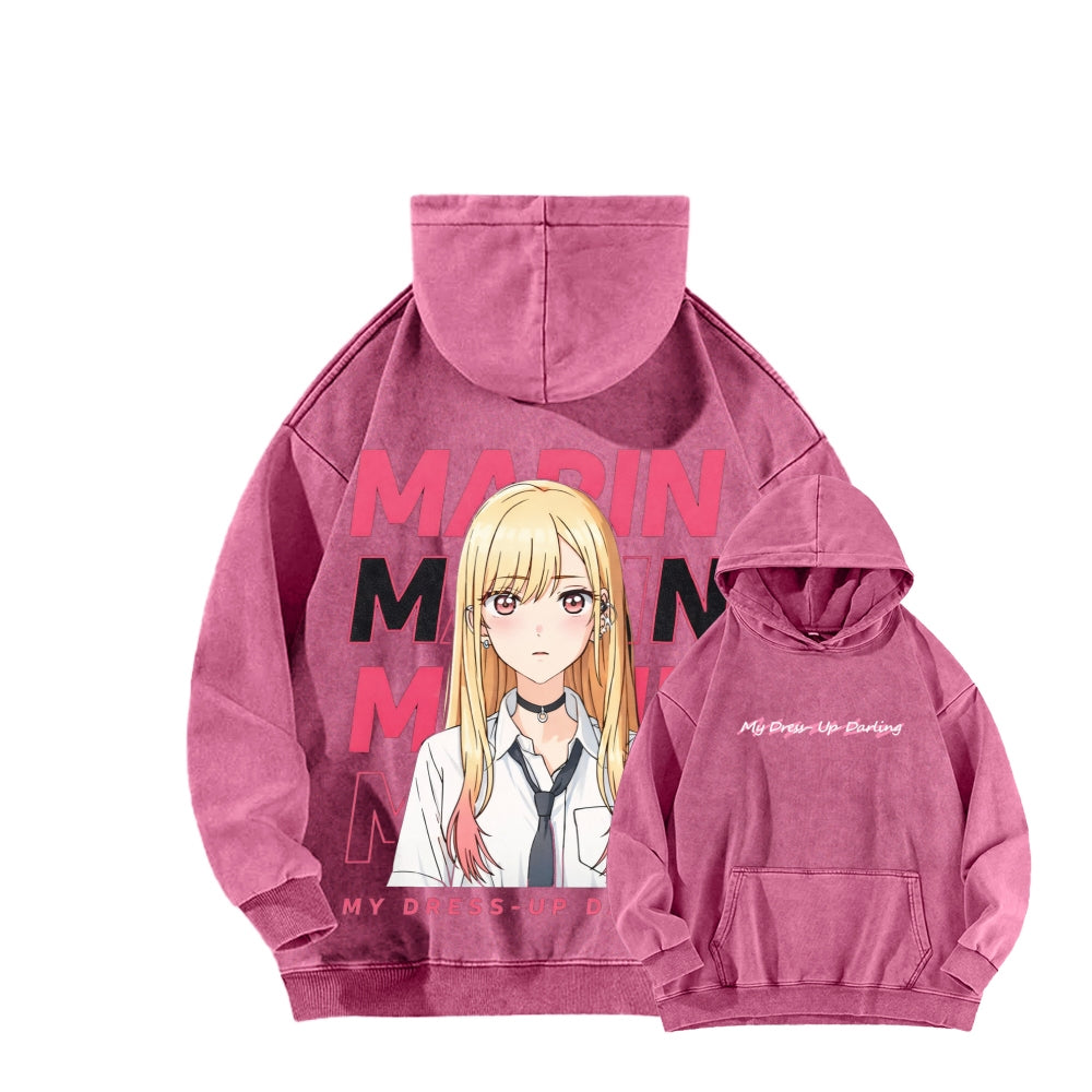 My Dress-Up Darling Marin Kitagawa    Unisex Washed Hoodie 2512020444