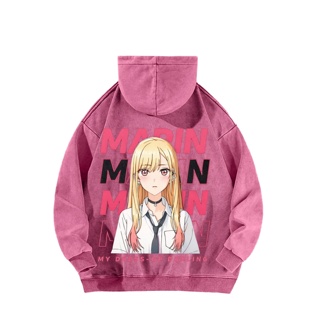 My Dress-Up Darling Marin Kitagawa    Unisex Washed Hoodie 2512020444