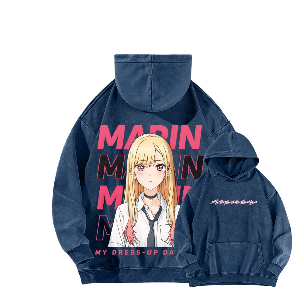 My Dress-Up Darling Marin Kitagawa    Unisex Washed Hoodie 2512020444