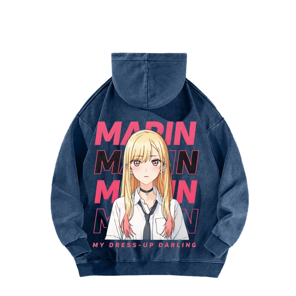 My Dress-Up Darling Marin Kitagawa    Unisex Washed Hoodie 2512020444