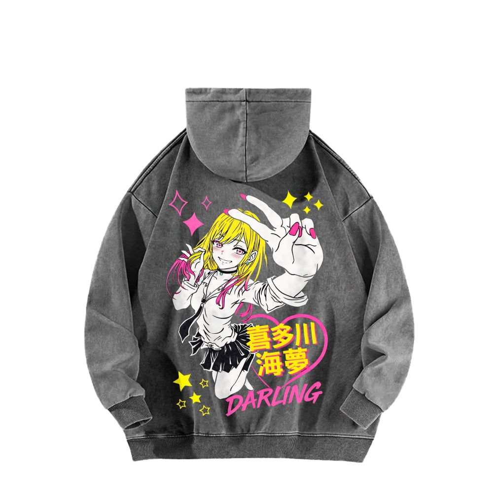 My Dress-Up Darling Marin Kitagawa    Unisex Washed Hoodie 2512020489