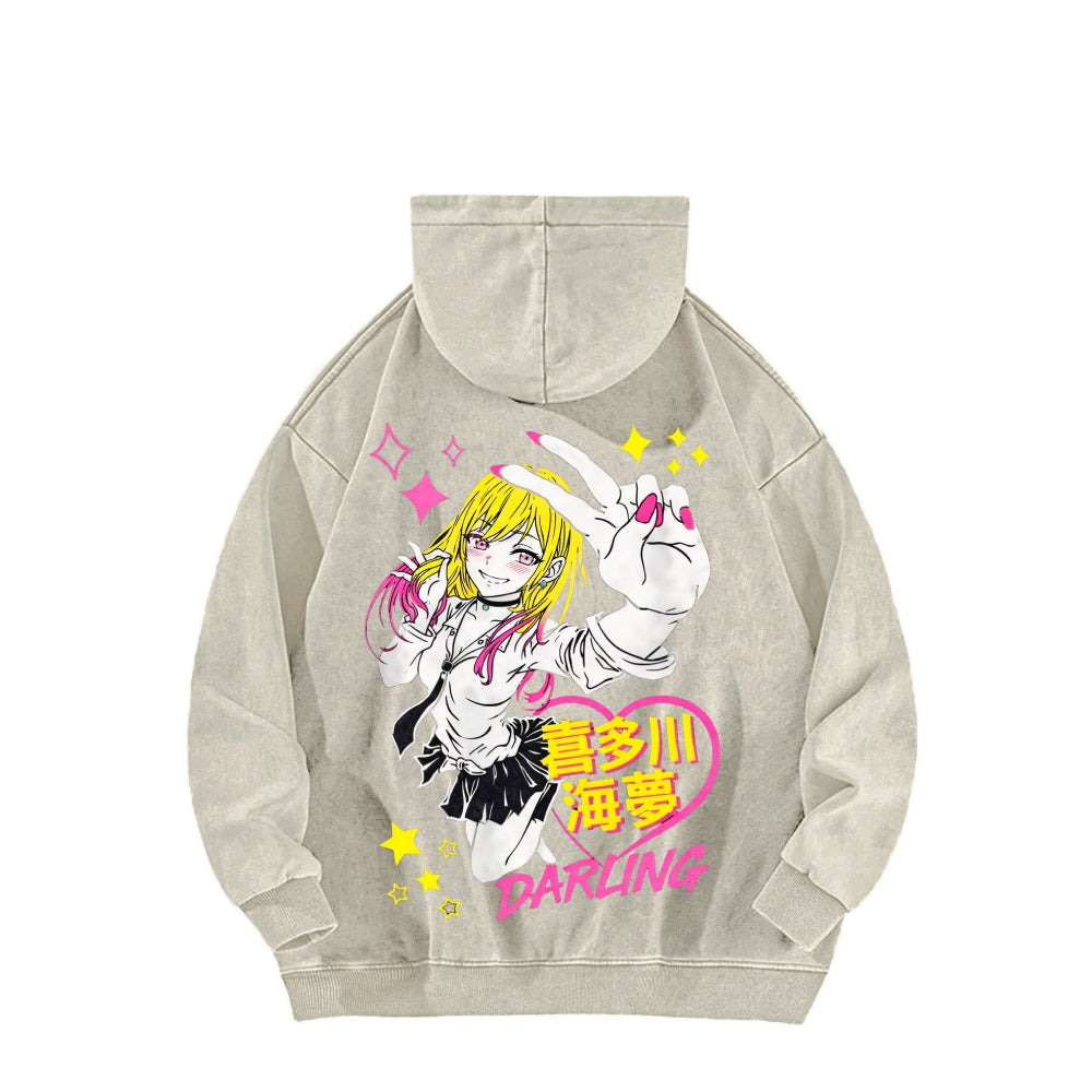 My Dress-Up Darling Marin Kitagawa    Unisex Washed Hoodie 2512020489