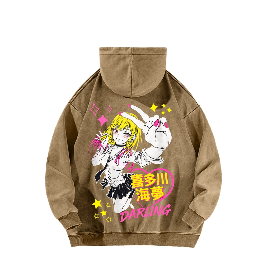 My Dress-Up Darling Marin Kitagawa    Unisex Washed Hoodie 2512020489