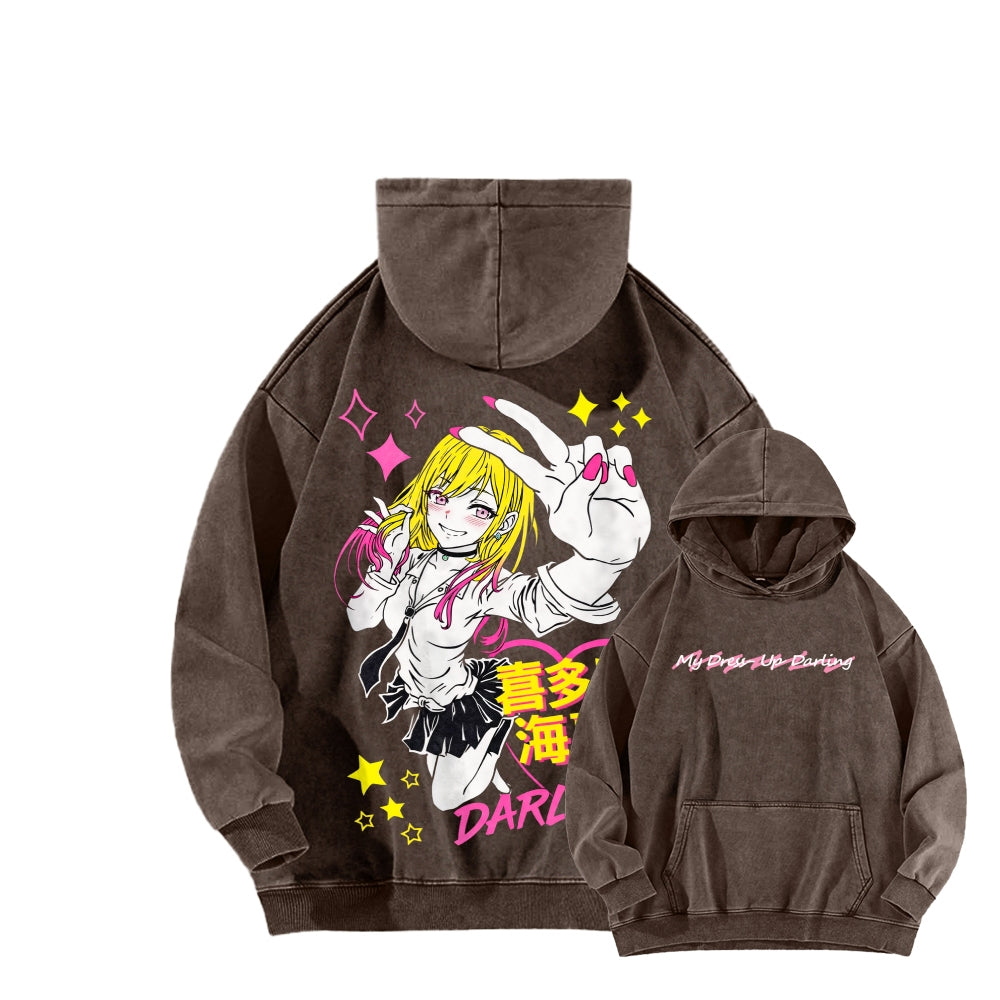 My Dress-Up Darling Marin Kitagawa    Unisex Washed Hoodie 2512020489