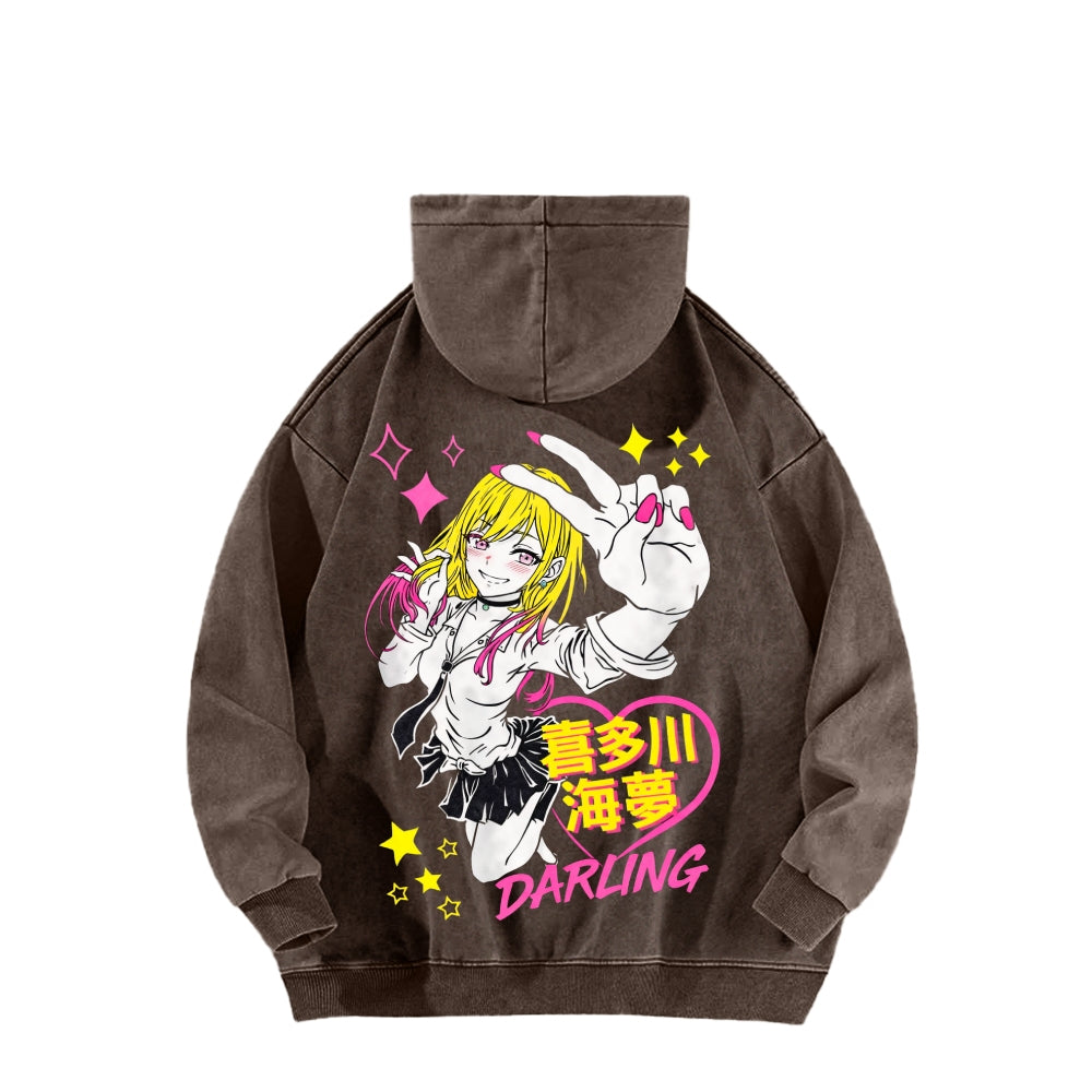 My Dress-Up Darling Marin Kitagawa    Unisex Washed Hoodie 2512020489