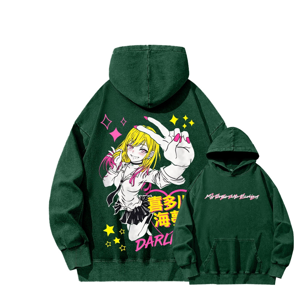 My Dress-Up Darling Marin Kitagawa    Unisex Washed Hoodie 2512020489