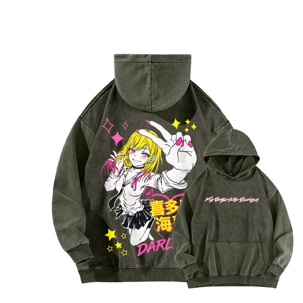 My Dress-Up Darling Marin Kitagawa    Unisex Washed Hoodie 2512020489