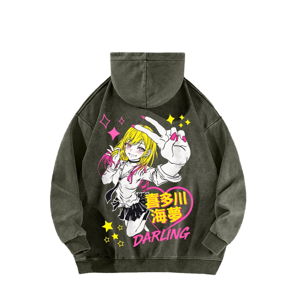 My Dress-Up Darling Marin Kitagawa    Unisex Washed Hoodie 2512020489