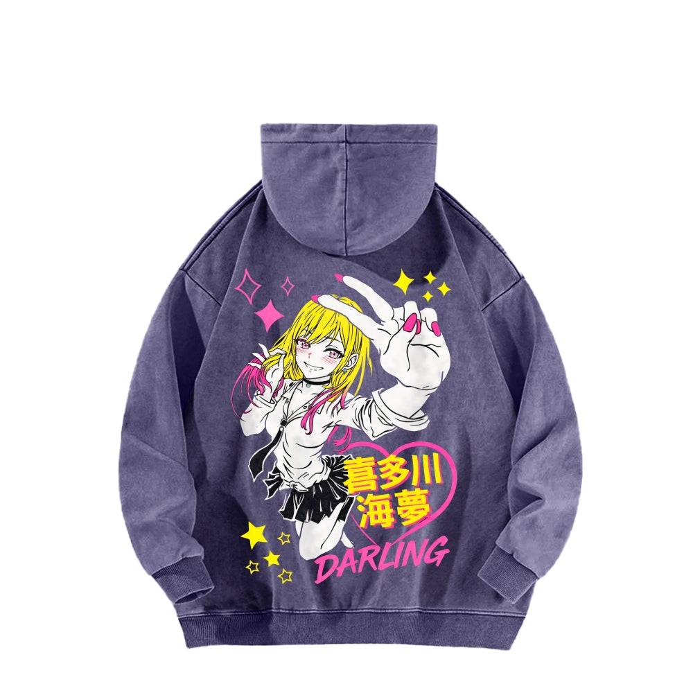 My Dress-Up Darling Marin Kitagawa    Unisex Washed Hoodie 2512020489