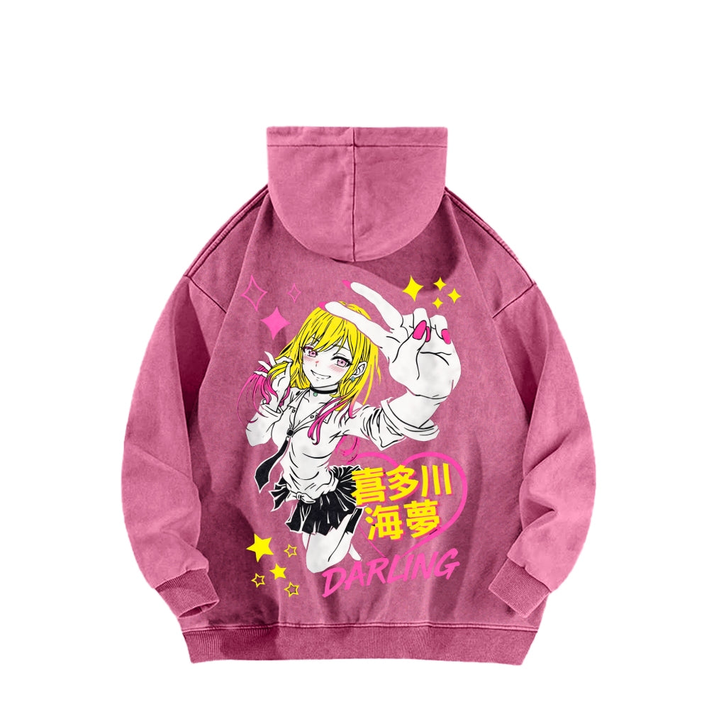 My Dress-Up Darling Marin Kitagawa    Unisex Washed Hoodie 2512020489