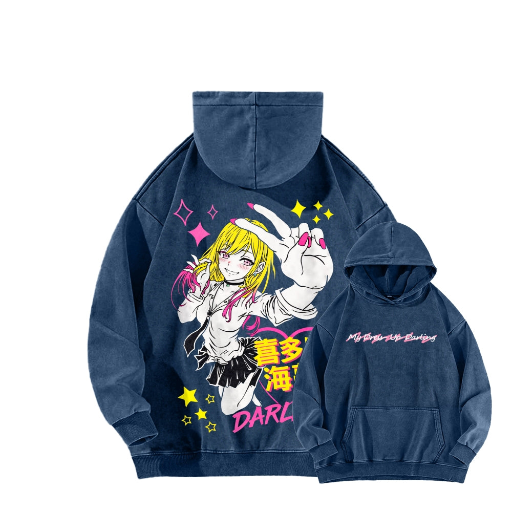 My Dress-Up Darling Marin Kitagawa    Unisex Washed Hoodie 2512020489
