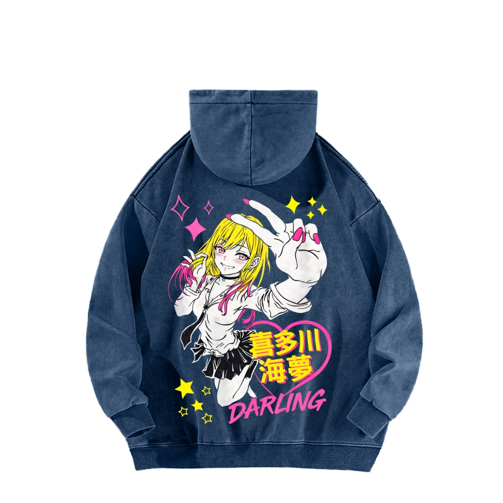 My Dress-Up Darling Marin Kitagawa    Unisex Washed Hoodie 2512020489