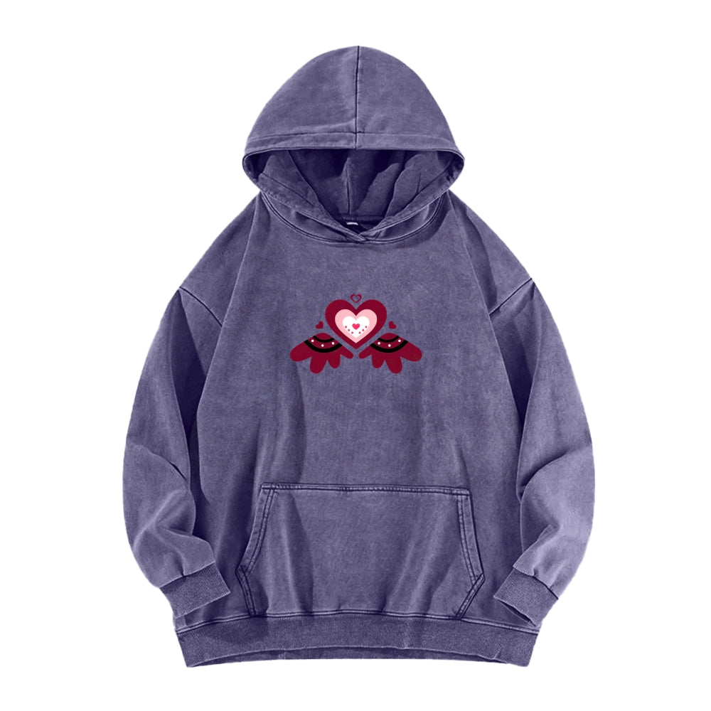 Hazbin Hotel Unisex Washed Hoodie 2512020741