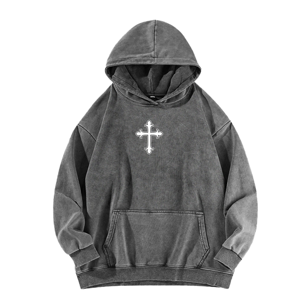 JOJO Pucci Unisex Washed Hoodie 2512021289