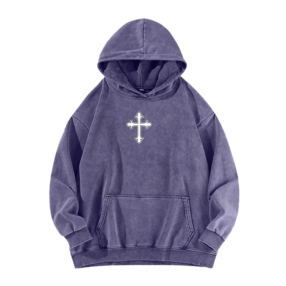 JOJO Pucci Unisex Washed Hoodie 2512021289