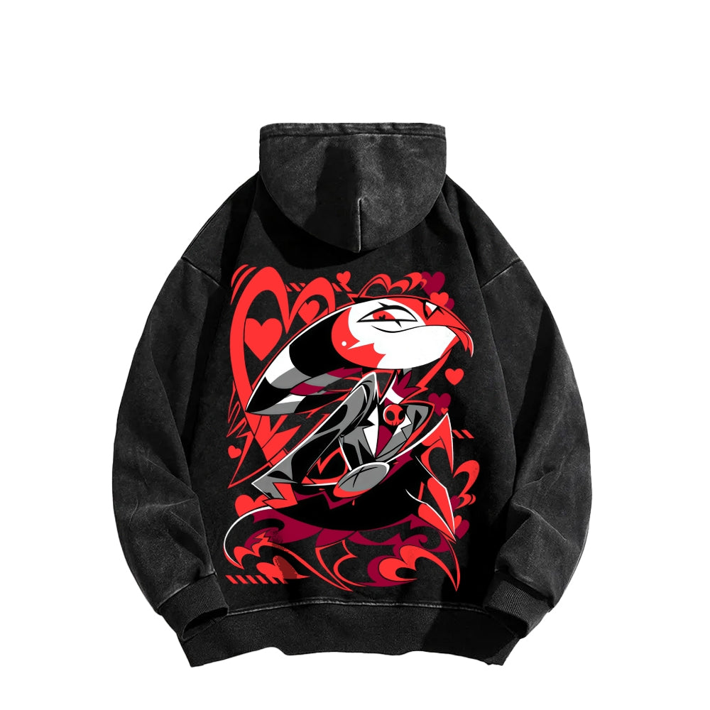 Helluva Boss Unisex Washed Hoodie 2512021547