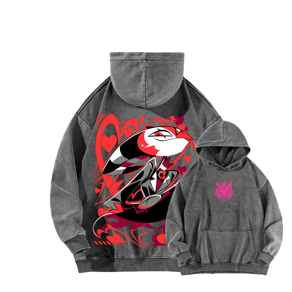 Helluva Boss Unisex Washed Hoodie 2512021547