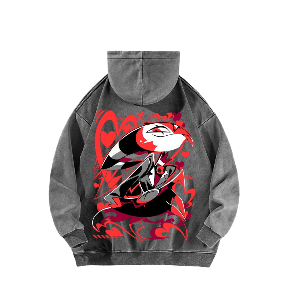 Helluva Boss Unisex Washed Hoodie 2512021547