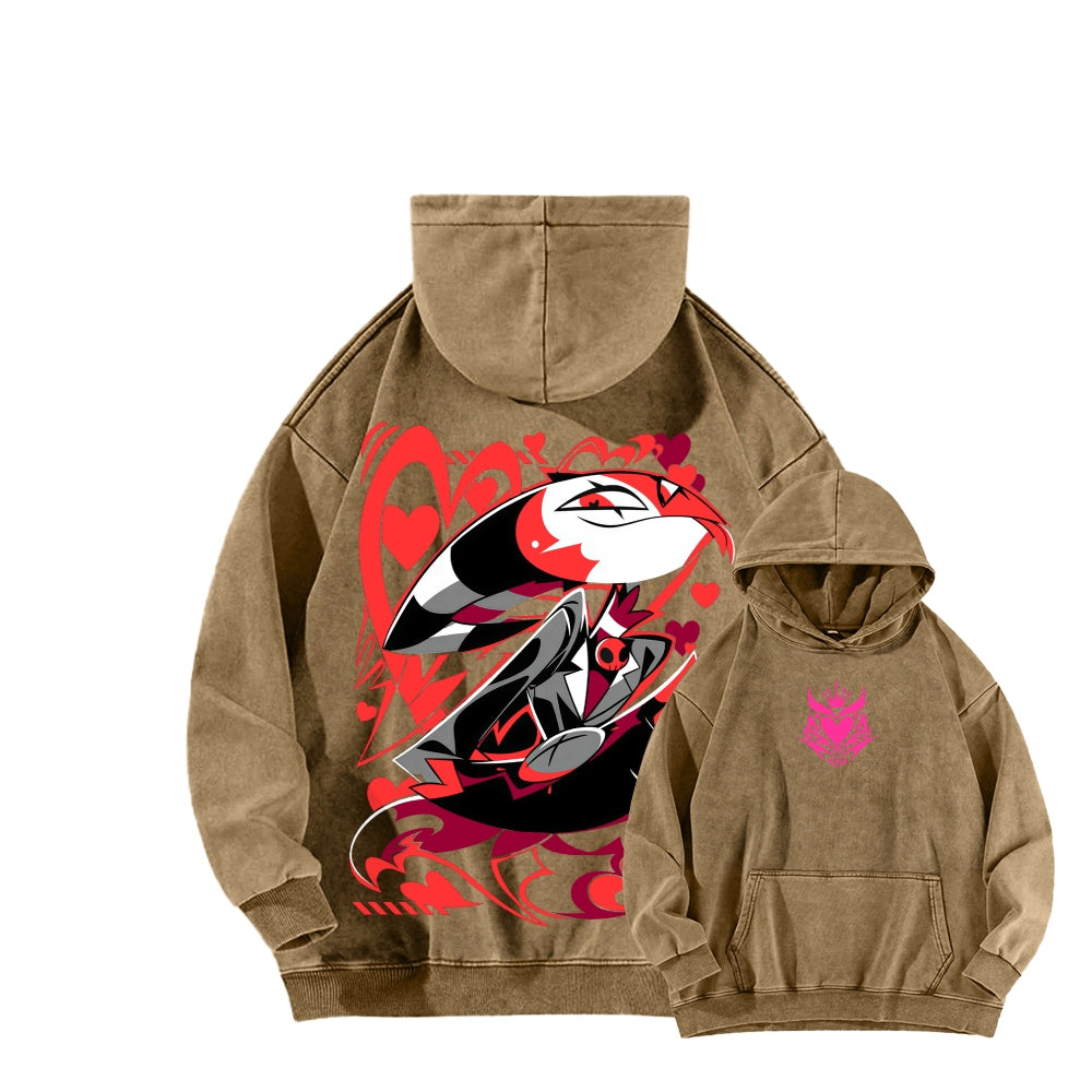 Helluva Boss Unisex Washed Hoodie 2512021547