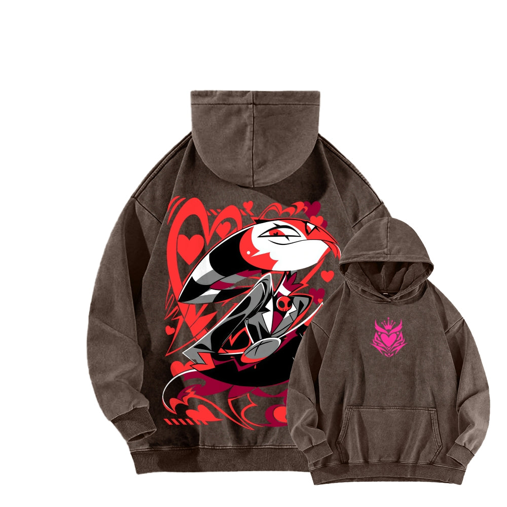 Helluva Boss Unisex Washed Hoodie 2512021547