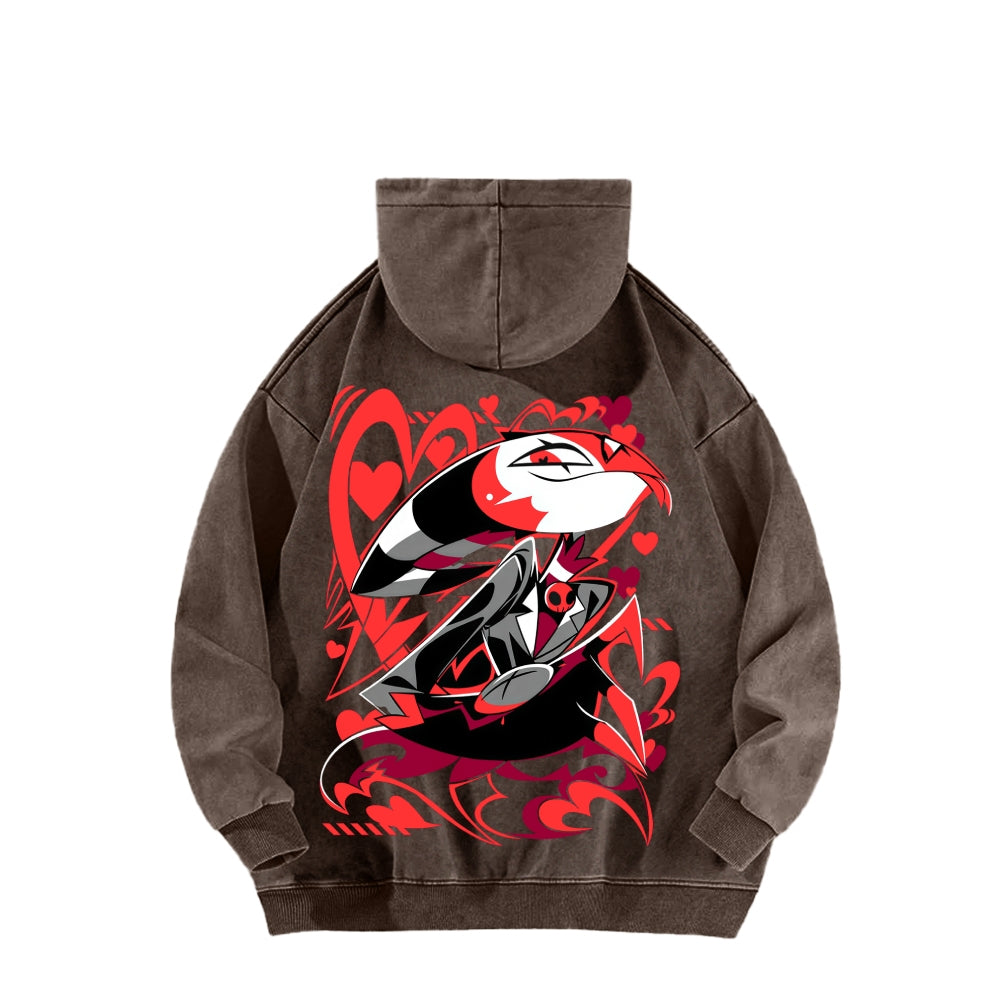 Helluva Boss Unisex Washed Hoodie 2512021547