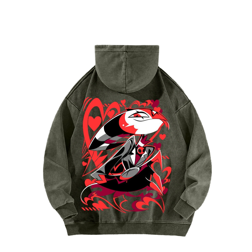 Helluva Boss Unisex Washed Hoodie 2512021547