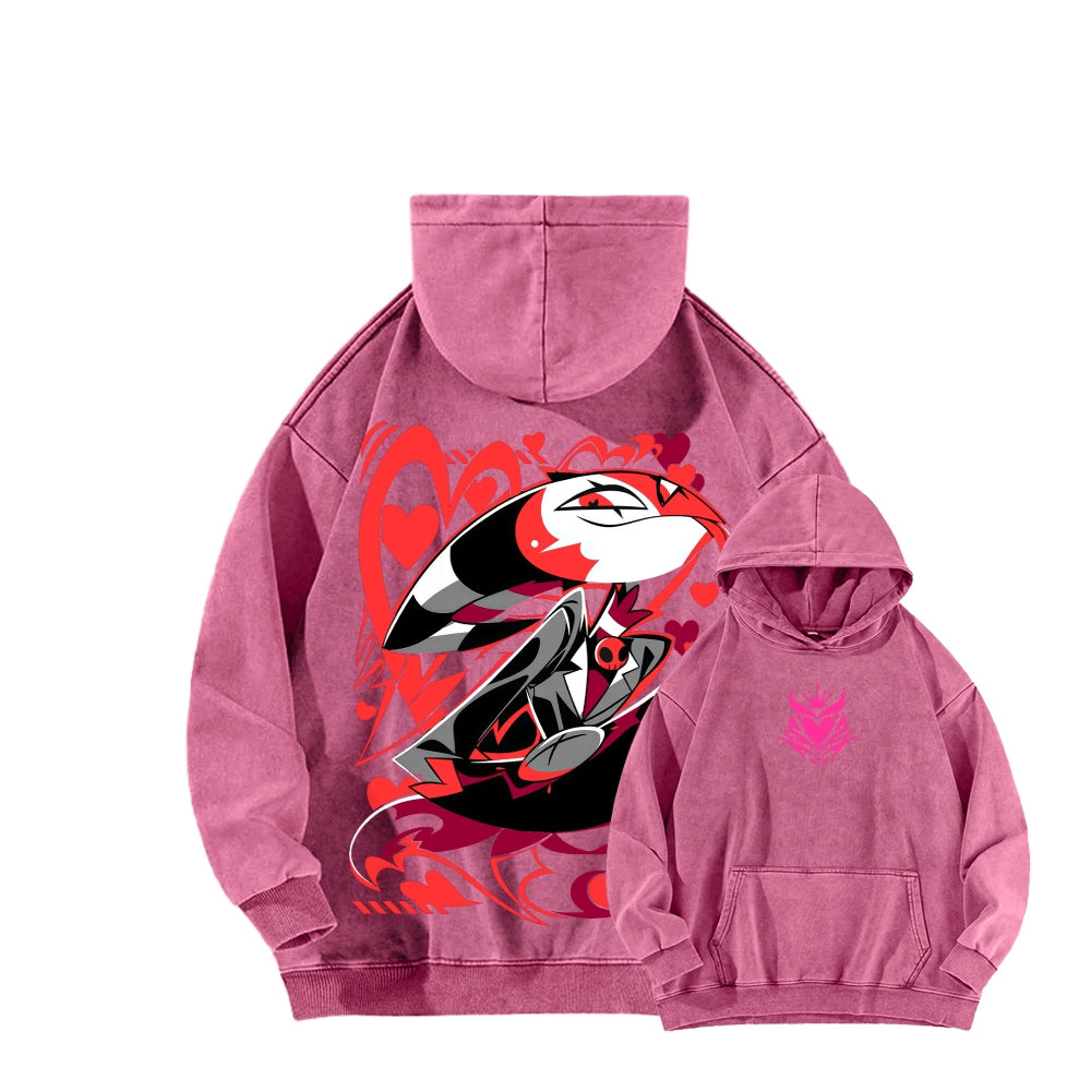 Helluva Boss Unisex Washed Hoodie 2512021547